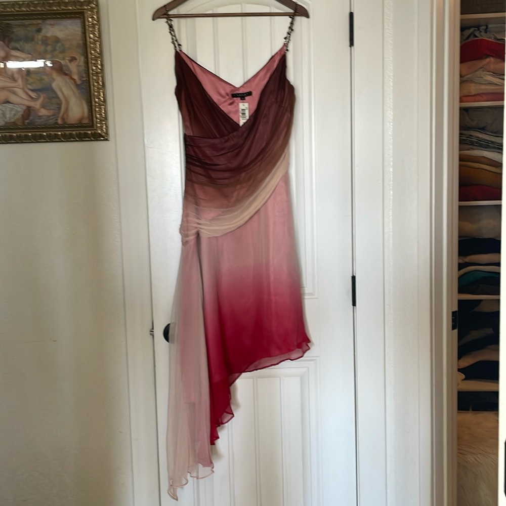 Laundry by Shelli Segal Ombre Asymmetrical Dress - NWT